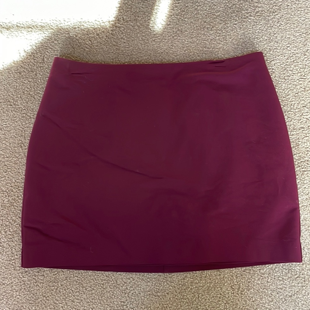 Express Maroon Skirt
